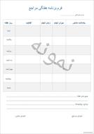 ۵ فرم حرفه‌ای مشاوره و برنامه‌ریزی - آماده چاپ و ویرایش - نسخه Word
